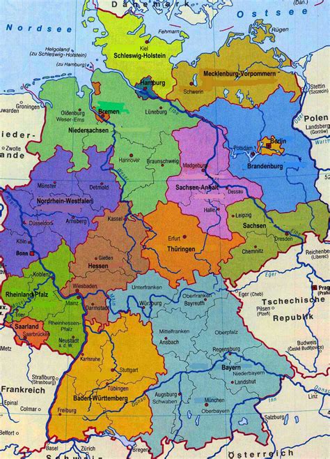 fresh karte von deutschland bundeslaender
