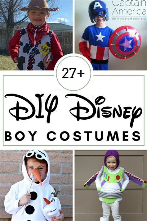 diy disney boy costumes  everyday family