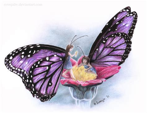 butterfly fairies  svenjaliv  deviantart