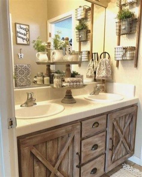 affordable farmhouse bathroom design ideas homyhomee