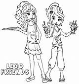Coloring Lego Friends Pages Friend Print Printable Color Girls Colour Kids Clipart High Popular Clip Coloringtop sketch template