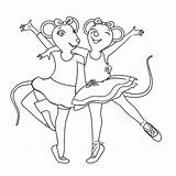Angelina Ballerina Coloring Pages Books Categories Similar Alice sketch template