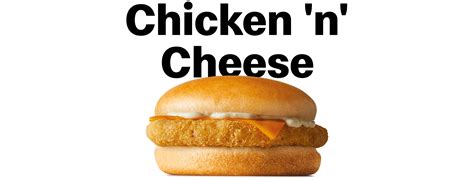 chicken cheese chicken burger mcdonalds au