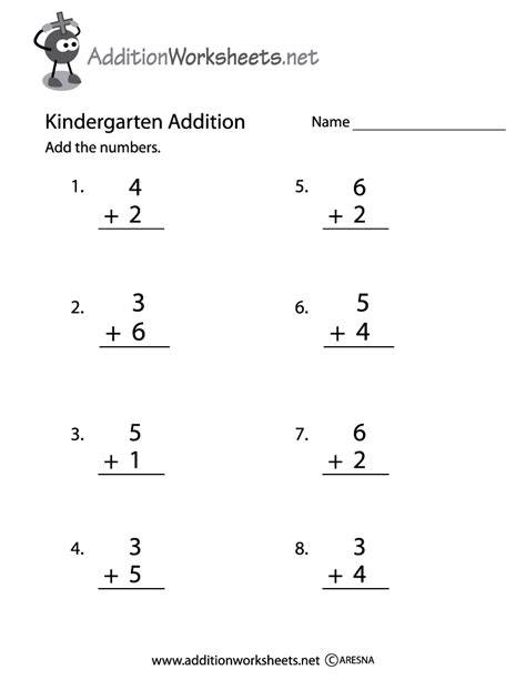 kindergarten math worksheets  homeschool preschool activities