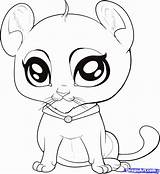 Coloring Pages Animals Kids Cute Animal Cartoon Baby Draw Printable Drawing Lion Drawings Print Anime Zoo Step Color Easy Book sketch template