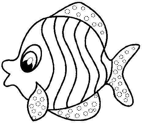colouring picture  fish clip art library
