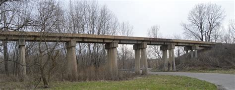 Industrial History Up Candei Concrete Girder Bridge Over