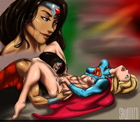 wonder woman eats kryptonian pussy wonder woman and supergirl lesbian sex pics superheroes