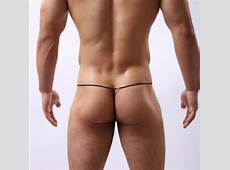 Men Thong Underwear Bulge Pouch T back Bikini Mens G String V string