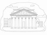 Pantheon sketch template