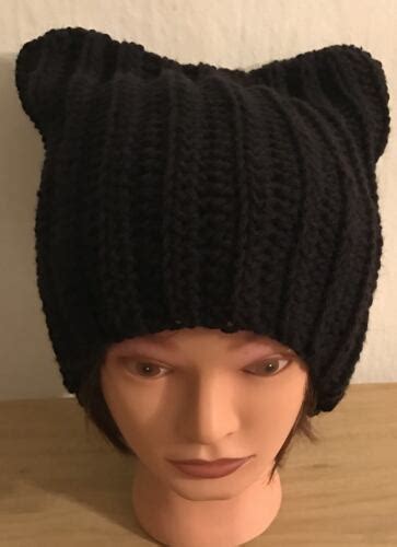 black pussy cat hat ebay