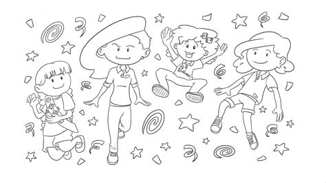 girlguiding colouring page colouring pages adult coloring books