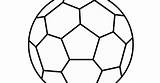 Soccerball sketch template