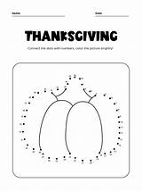 Dot Thanksgiving Printables Printable Connect Dots Printablee Coloring Pages Via sketch template