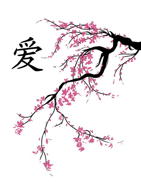 Cherry Blossom Tree Tattoo Stencil Best Tattoo Ideas