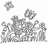 Blumenwiese Schmetterlinge Malvorlage Ausmalen Ausmalbild Schule Bunt Kostenlose Ranken Kaynak sketch template