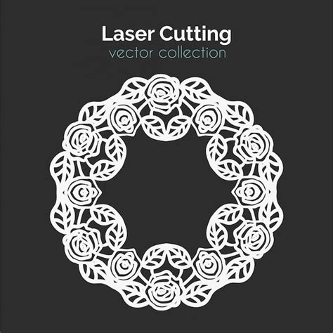 premium vector laser cut template