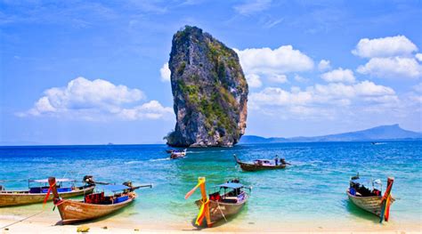enjoy the beautiful phra nang beach in ao nang thailand