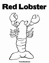Lobster Bullying sketch template