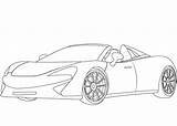 Mclaren 570s Ausmalbilder Druku Kolorowanka Gt3 Kolorowanki 12c Drukowanka Malowankę Wydrukuj Gtr sketch template