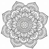 Mandala Ausdrucken Ausmalen Ausmalbilder Erwachsene Mandalas Blumen Malvorlagen Papagei Sheets Relieving Drucken Bild Pintar Flor Vorlage sketch template