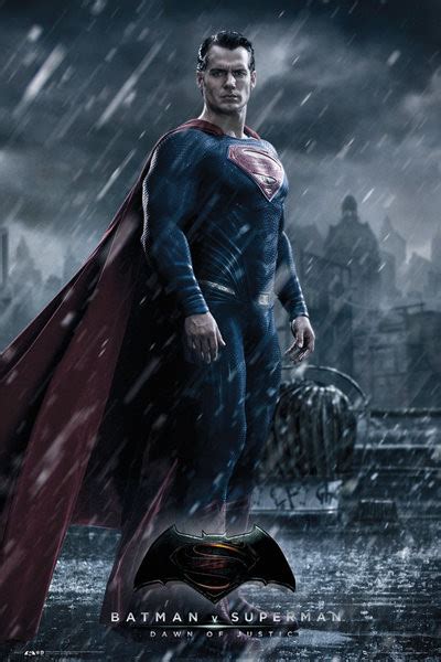 Batman V Superman Dawn Of Justice Superman Poster