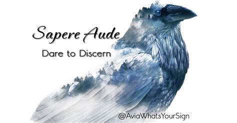 sapere aude   discern  whats  sign