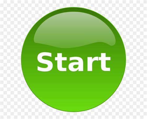 start clipart start button clip art  clker vector start button png