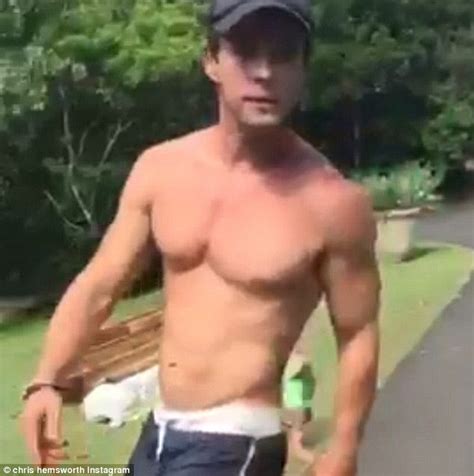 chris hemsworth shows off his skateboarding moves in