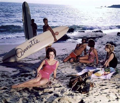 Annette Funicello Vintage Surf Annette Funicello Beach