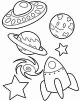 Space Coloring Pages Getdrawings Preschoolers sketch template