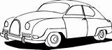 Coloring Car Pages Cars Kids Classic Vintage Line 1940 Who Mini Oldie Clipartmag Sports sketch template