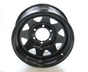 black  modular steel wheels  fits nissan navara   ebay