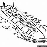 Submarine Typhoon Coloring Drawing Pages Class Thecolor Akula 560px 09kb Boat Getdrawings sketch template
