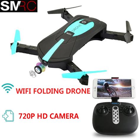smrc jy pocket drone  hd camera rc quadcopter wifi fpv headless mode foldable aerial