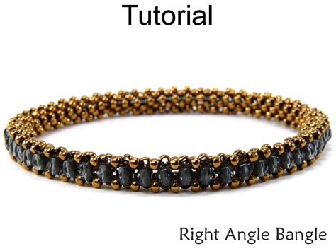 beading tutorial pattern bracelet tubular right angle