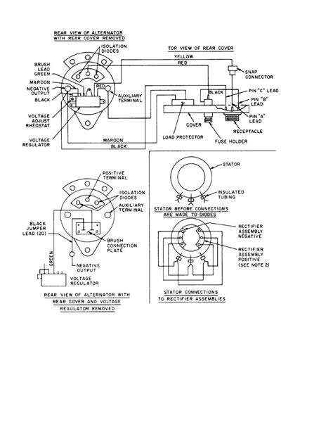 figure   alternator schematic  wiring diagram sheet