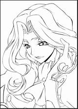 Geass Code Coloring Pages Cornelia Template Sketch sketch template