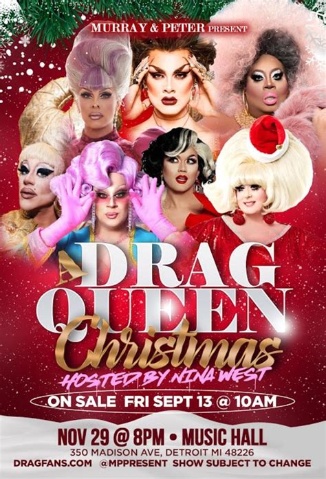 A Drag Queen Christmas The Naughty Tour Music Hall Detroit