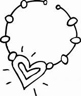 Necklace Clipart Cliparts Necklaces Library sketch template