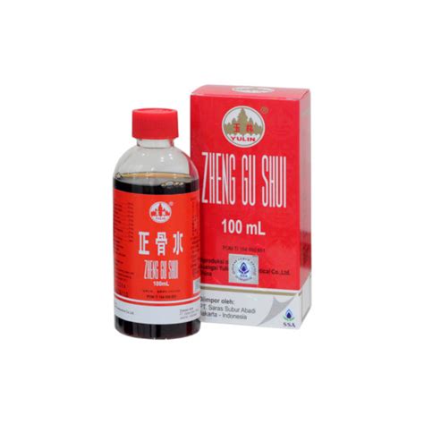 zheng gu shui  ml kegunaan efek samping dosis  aturan pakai