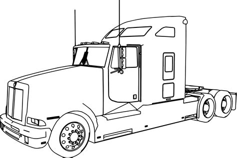 kenworth coloring pages