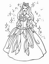 Coloring Princess Pages Printable Color Kids Anime Disney Princesse Barbie Coloriage Dress Princesas Fairy Gif sketch template