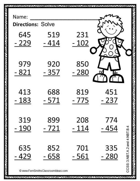 math worksheets   grade addition  subtraction