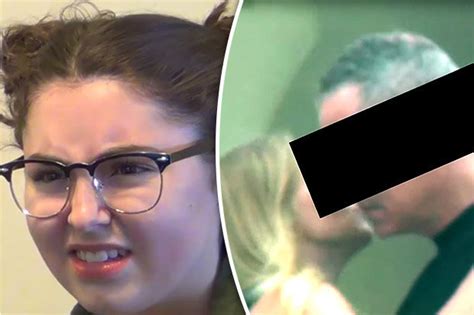 to catch a cheater video shows girl s shock as stepdad cheats with