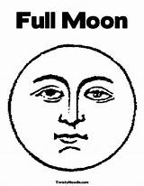 Moon Coloring Pages Man Phases Face Popular Clipart Stars Moons Color Colouring Choose Board sketch template