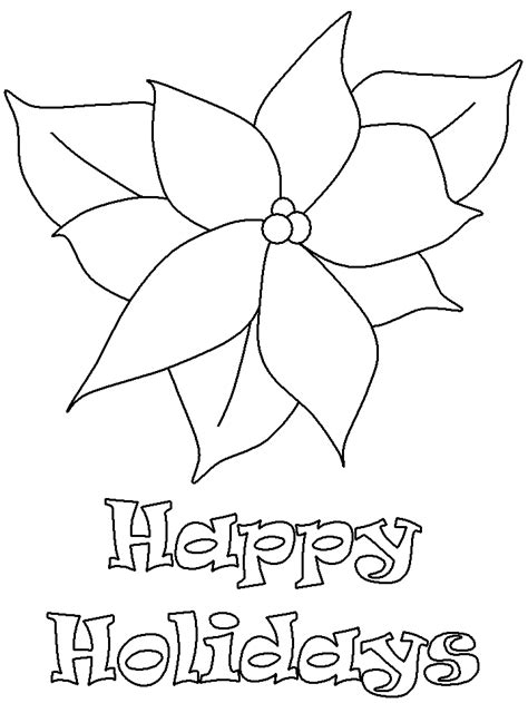 poinsettia christmas coloring pages coloring book christmas