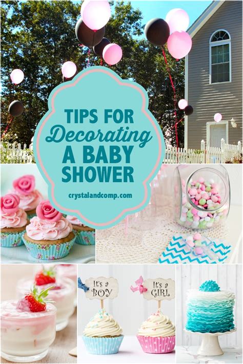 tips  decorating  baby shower crystalandcompcom
