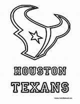 Texans Houston Coloring Football Pages Nfl Sports Teams Colormegood sketch template