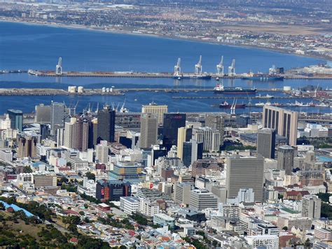 cityscape view  central cape town south africa image  stock photo public domain photo